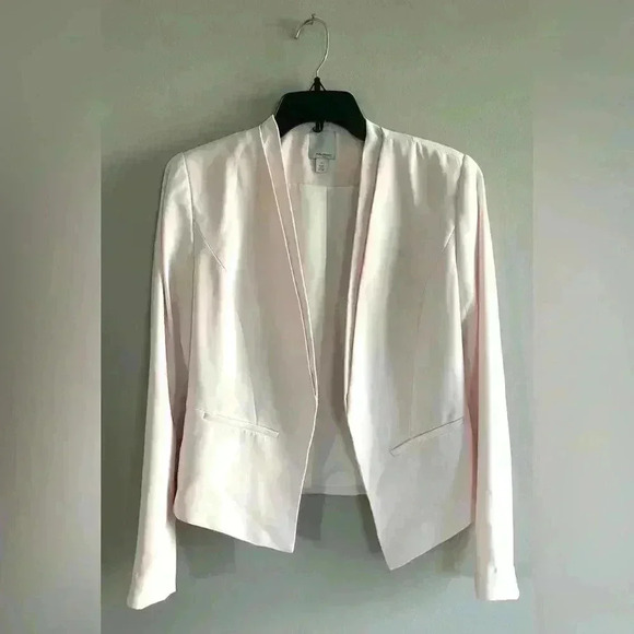 Women’s halogen small light pink blazer business casual office professional suit - Picture 1 of 4